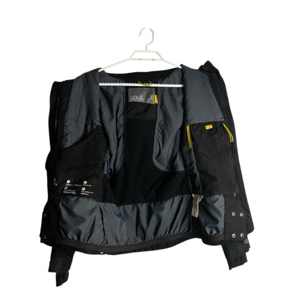 Lole Women's Black Ski & Snowboard Full Zip Hooded Jacket - Picture 10 of 15